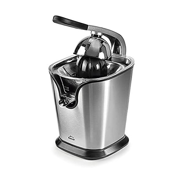 Lacor 69120 Presse Fruits Electrique avec Levier, 160W, Argenté
