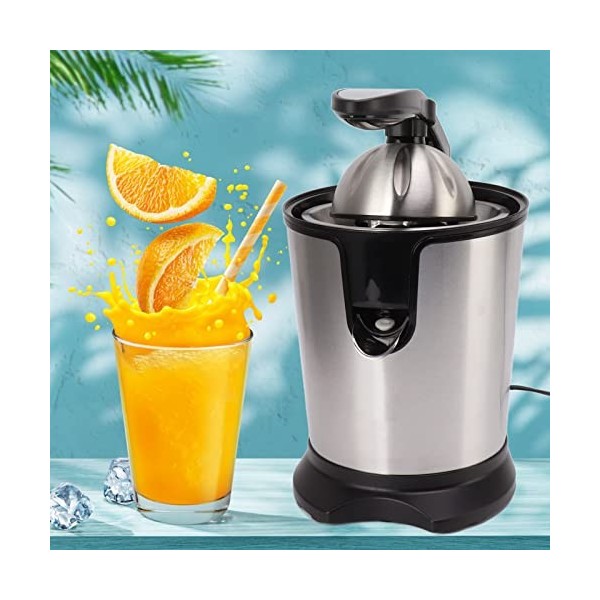 Machine à Jus électrique, 180W 400ml Home Juice Squeezer Extracteur de Jus de Séparation de Laitier ABS pour Pomme Banane Gre