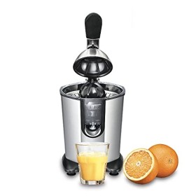 Solis Citrus Juicer 8453 Presse-agrumes, électrique, en acier inoxydable, démarrage automatique, moteur silencieux, 160 W
