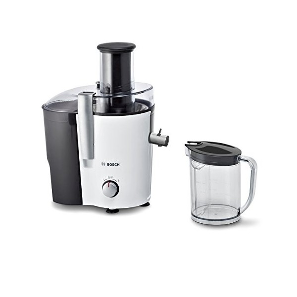Bosch Extracteur de jus VitaJuice 2 MES25A0, presse-agrumes électrique pour fruits et légumes, grand arbre de remplissage, va