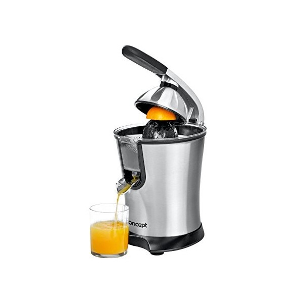 CONCEPT électroménager CE3520 Superbe presse-agrumes, avec système de levier, 750 ml, 160 W, inox, sans BPA