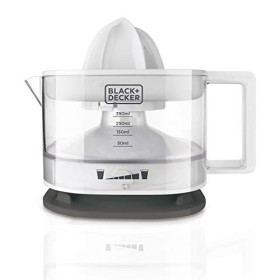 BLACK+DECKER BXCJ350E - Presse Agrumes électrique Levier Professionnel 350W, INOX, Moteur à Courant Alternatif, 650ml, 2 cône