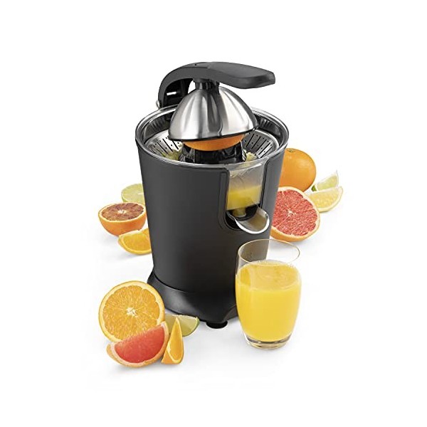 Presse-agrumes électrique Princess Black Steel - Cône universel - Levier