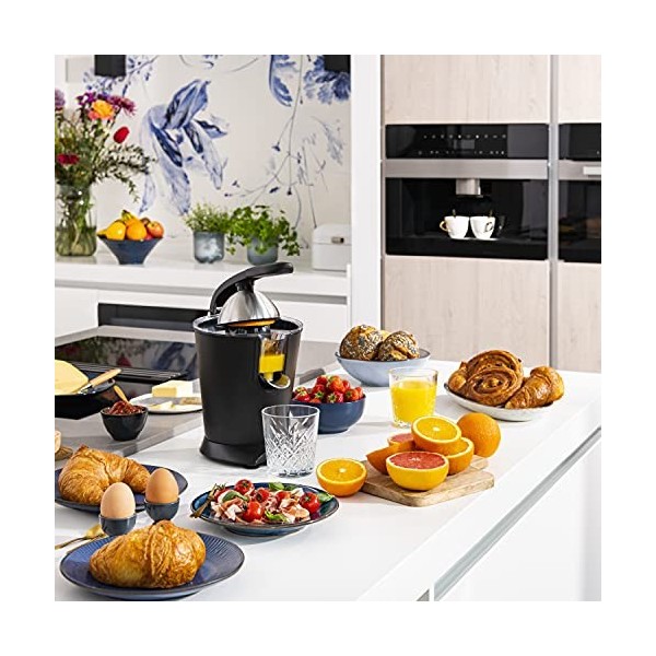 Presse-agrumes électrique Princess Black Steel - Cône universel - Levier