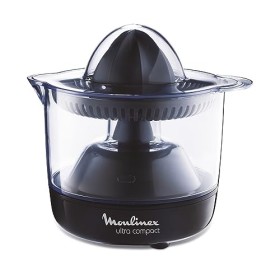 Moulinex Presse-agrume électrique, Double rotation, Capacité 0.45 L, Ultra Compact, Noir PC120870