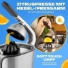 Profi Cook PC-ZP 1154 - Presse agrumes - Poignées anti touch - 2 cones de jus - Fonction anti goutte - 160 Watts - Couleur Ar