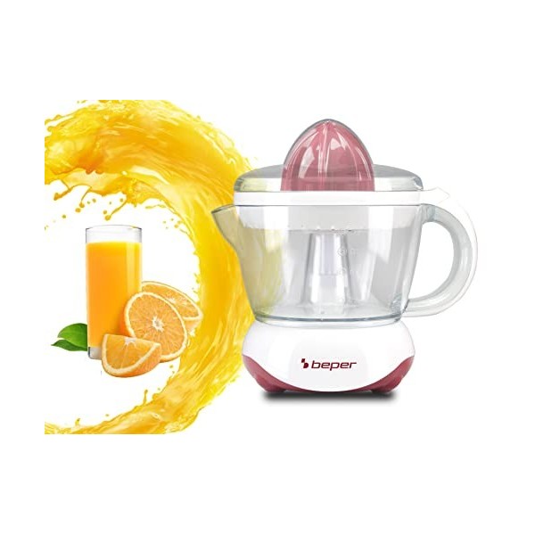 BEPER P102EST100 Presse Agrume Electrique - Presse Agrumes Rechargeable USB