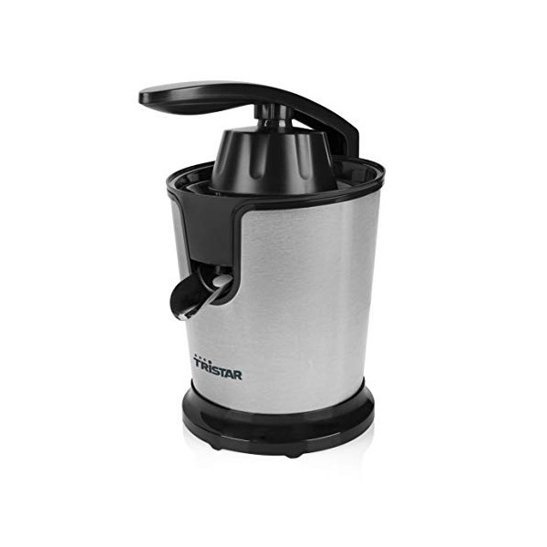 Tristar CP-3002 Levier de pression unique - Habillage en inox, Argenté/Noir