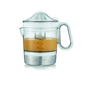 SEVERIN Presse-agrumes 40 W, Presse-agrumes électrique avec 2 cônes amovibles, réservoir XXL 1 L, Accessoire de cuisine pour 