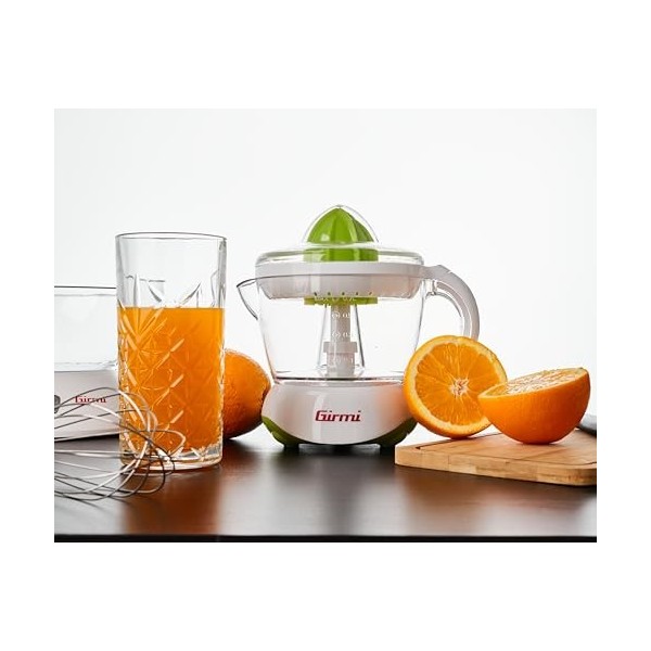 Girmi SR0203 Presse-agrumes, 25 W, plastique, blanc/vert
