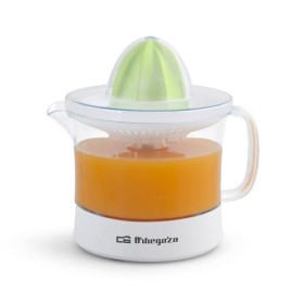 Orbegozo EP 1510 - Presse-agrumes électrique pour oranges, 2 cônes pour des morceaux de tailles différentes, réservoir amovib
