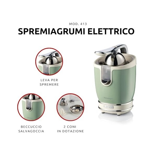 Centrifugeuse électrique Ariete 413/04 Vert 85 W