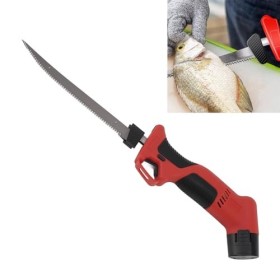 Couteau à Filet électrique Fil, Ensemble Professionnel avec 4 Lames, Poignée Antidérapante pour la Pêche, Couteau électrique 