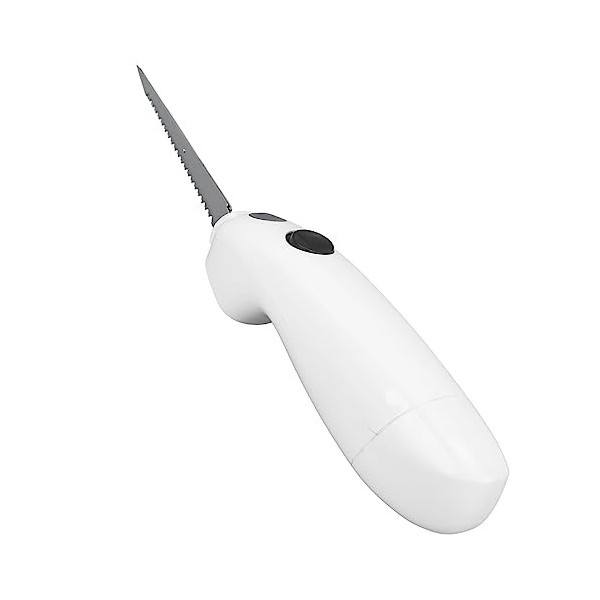 TOPINCN Couteau alimenté par Batterie, Couteaux électriques, Couteau à Steak Portable en Acier Inoxydable, Couteau à Filet él