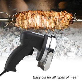 Couteau à Kebab Électrique Efficace Kebab Slicer, Machine à Kebab Professionnel Trancheuse à Viande Poignée Ergonomique pour 