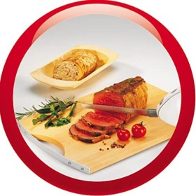 Tefal Couteau de cuisine électrique, Puissance 100 W, Jeu de couteau en acier inoxydable, Bouton dextraction des lames, Témo