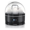 arendo – Cuiseur à œufs avec Fonction Maintien au Chaud INOX, 1 à 7 œufs, Dur, Mollet ou à la Coque, Indicateur Lumineux, Ver