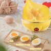 mizikuu Cuiseur à oeufs pour 7 oeufs, 350W Cuiseur À Vapeur pour Œufs Egg Cooker électrique sans BPA Chaudière À Œufs pour de