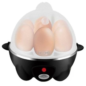 Cuiseur à œufs 350 W 7 places, mini bouilloire rapide pour oeufs avec mesure + récipient pour omelette, fonction darrêt auto