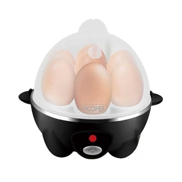 Cuiseur à œufs 350 W 7 places, mini bouilloire rapide pour oeufs avec mesure + récipient pour omelette, fonction darrêt auto