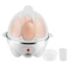 Cuiseur à œufs 350 W 7 places, mini bouilloire rapide pour oeufs avec mesure + récipient pour omelette, fonction darrêt auto