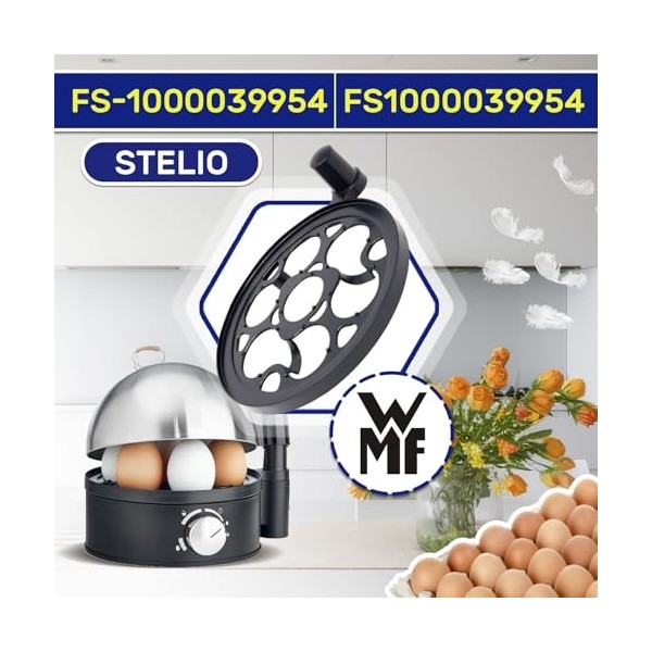 Support à Oeufs pour Cuiseur Oeuf Electrique avec le Code Original FS-1000039954 pour WMF Stelio - MADE IN ITALY - Garantie d