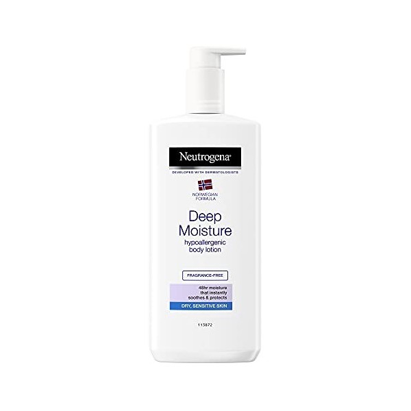 Neutrogena Formule Norvégienne Humidité En Profondeur Lotion Pour Le Corps - Peaux Sèches Et Sensibles 400Ml 