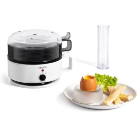 Krups Ovomat EG230115 Super Cuiseur à œufs, pour jusquà 7 œufs, fonction cuisson et maintien au chaud, avec verre doseur de