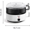 Krups Ovomat EG230115 Super Cuiseur à œufs, pour jusquà 7 œufs, fonction cuisson et maintien au chaud, avec verre doseur de