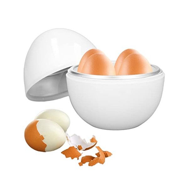 Cuiseur à œufs Rapide, Capacité De 4 œufs, Cuiseur Dur, Réconfortez-vous Avec un œuf à la Coque à la Maison Pour le Petit Déj