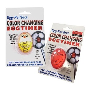 Minuterie pour oeufs cuits - Pack de 2 minuteries pour connaître le point de cuisson des œufs - Comprend deux modèles différe