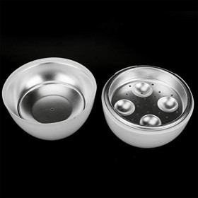 Cuiseur à œufs à Micro-ondes, 4 œufs, Cuiseur Vapeur pour la Cuisine Domestique, Matériau Composite Aluminium-plastique
