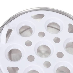 Cuiseur à œufs de Poulet, Chaudière à œufs Rapide, Préparez jusquà 7 Gros œufs Durs, Anti-brûlure à Sec, Pocheuse à œufs à A