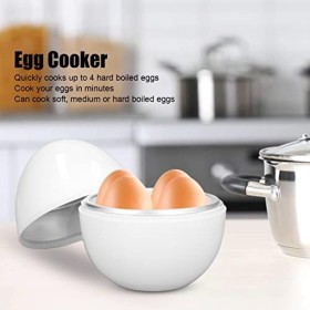 Lwuey Cuiseur Dœufs pour Micro-Ondes, Cuit Onde Egg Boiler Cooker Cuit-œuf Rapide Ondes en Forme de Poule Durs Chaudière AU 