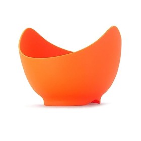 Poejetag FDA Cuiseur à œufs en silicone anti-adhésif résistant aux températures élevées - En silicone - Support à œufs orang