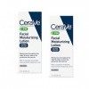 CeraVe Facial Lotion hydratante Pm 3 Oz Pack 2