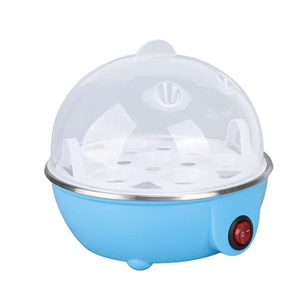 TOPINCN Cuiseur à œufs, 7 Capacités Dœufs Cuiseur à œufs électrique Anti-brûlure à Sec Mise Hors Tension Automatique Braconn