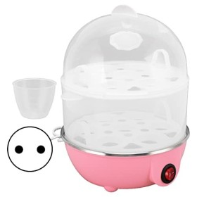Pssopp 350W 2 Couches 14 Oeufs Capacité Cuiseur à Oeufs Électrique Rapide Oeuf Cuiseur Arrêt Automatique, Oeuf Cuiseur pour O