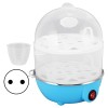 Pssopp 350W 2 Couches 14 Oeufs Capacité Cuiseur à Oeufs Électrique Rapide Oeuf Cuiseur Arrêt Automatique, Oeuf Cuiseur pour O