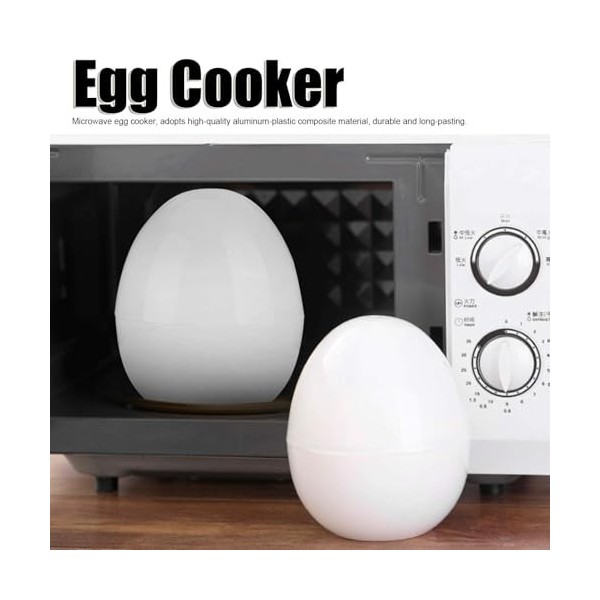 Cuiseur à œufs micro-ondes, cuiseur à œufs pour cuiseur à œufs micro-ondes 4 capacités ustensiles de cuisine maison accessoir
