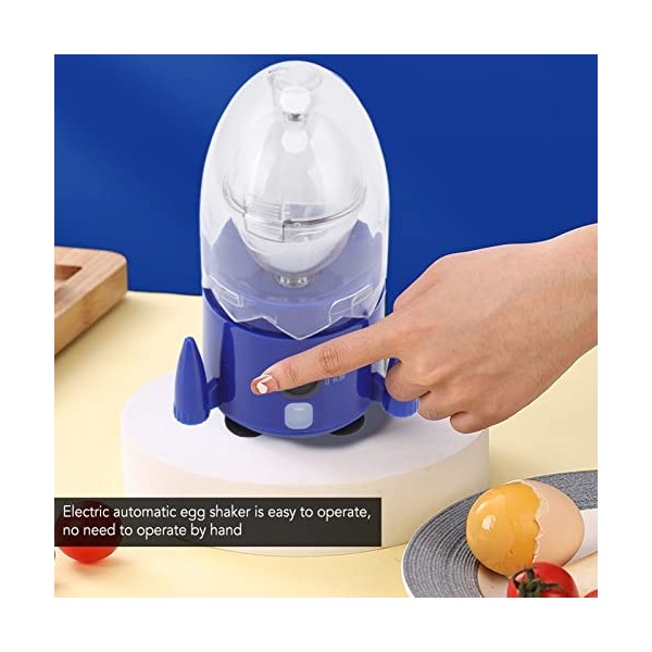 Spinner à Oeufs électrique, 15W Rechargeable Golden Egg Maker pour Oeufs Durs, Golden Egg Shakers Mélangeur de Jaunes Doeufs