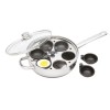 Kitchen Craft Lot de 6 Cuiseurs Oeufs Acier