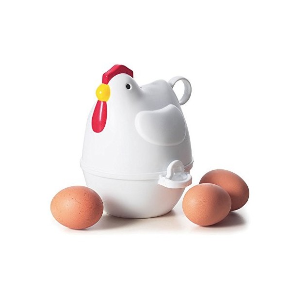 Excelsa Cuiseur Vapeur pour Micro-Ondes 3 œufs