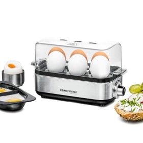 Rommelsbacher ER600 Cuiseur à œufs, Acier Inoxydable Plastique, N.A