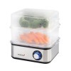 Korona 25303 Mini cuiseur à vapeur et cuiseur à œufs en acier inoxydable | Petit cuiseur à vapeur pour légumes | Cuiseur prof