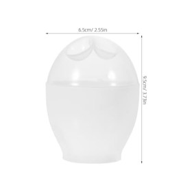 UPKOCH 6 Tasses Pocheuses à œufs en Plastique pour Micro-Ondes