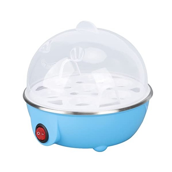 Cuiseur à oeufs, 350W Capacité de 7 œufs Mise hors tension automatique Anti-brûlure à sec Conception en forme de poulet Cuiss