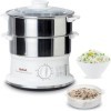 Tefal Vc1451 Vapeur Convenient Series Inox Minuteur Avec Arrêt Automatique, Niveau Deau Visible, Capacité 6 L, Blanc