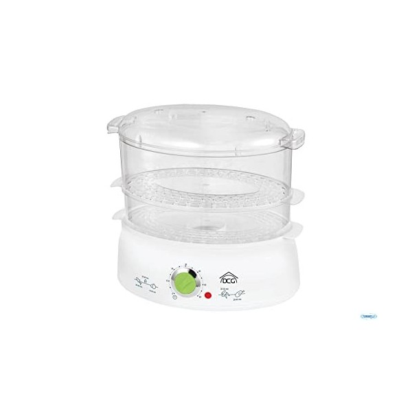 DCG Eltronic DG2334 Cuiseur Vapeur 2 Bols 900 W