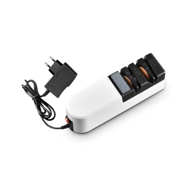 Aiguiseur Couteaux Electriques, 5 en 1 Affuteur de Couteaux Electrique, Aiguiseur Couteaux Professionnel, Eguiseur de Couteau